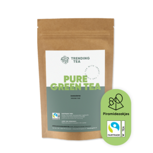 Fairtrade Pure Green Tea 100 piramidezakjes